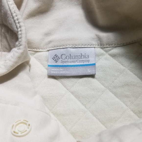 COLUMBIA WOMEN'S CREAM PULLOVER SWEATSHIRT SIZE LARGE - Picture 3 of 12